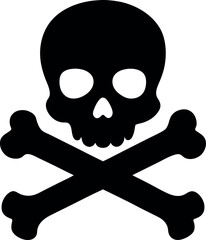 Round Skull And Crossbones icon