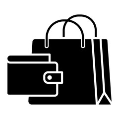 shopping bag Solid icon