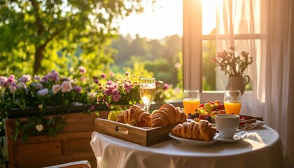Delightful Summer Morning Breakfast