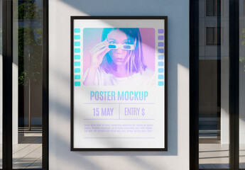 Poster Mockup Cinema Movie Theater