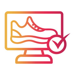 fashion Line Gradient Icon