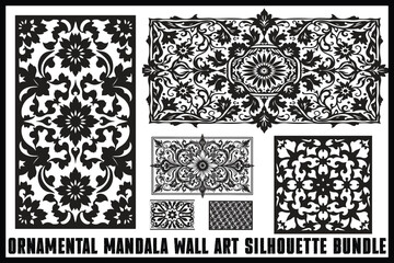 Ornamental Mandala Wall Art Bundle