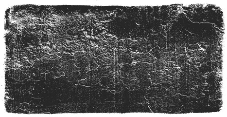 Texture of old surface on black background with white scratches. Worn, torn, weathered effect. Distressed black texture. Vector illustration, EPS 10.