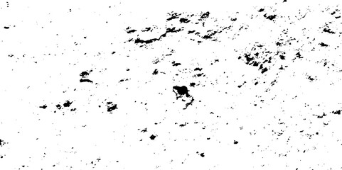 Black and white noise paper dust. Distressed Dirty rough overlay texture. Black grunge texture on transparent backdrop background. Scratches on a white background.