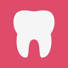 healthy tooth vector icon. dental logo design illustration