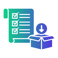 packing Gradient icon