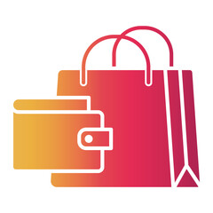 shopping bag Gradient icon
