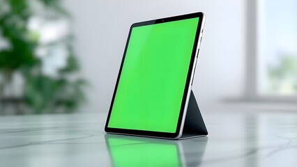 Green screen smartphone screenshot 