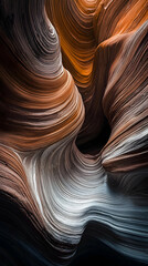 Abstract Canyon Texture