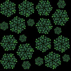 abstract seamless pattern, circles