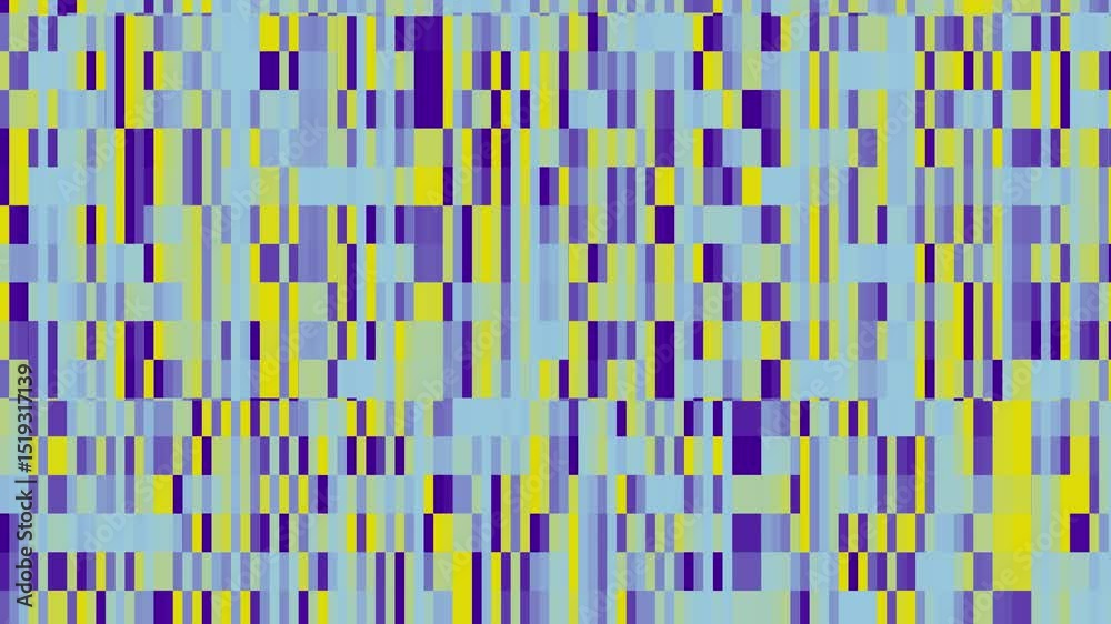 Poster abstract digital pattern featuring vertical rectangles in a modern color palette ideal for backgroun