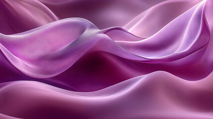 Fototapeta premium Abstract Purple Fabric Waves with Subtle Texture and Gradient Li