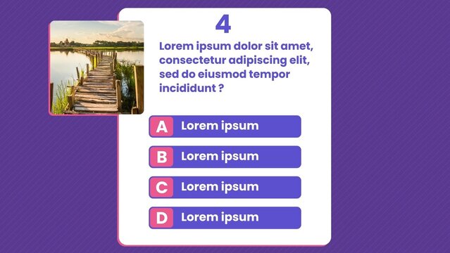 Quiz Animated Time Game Show Question and Answers Template