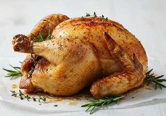 Roasted Chicken with Rosemary and Thyme