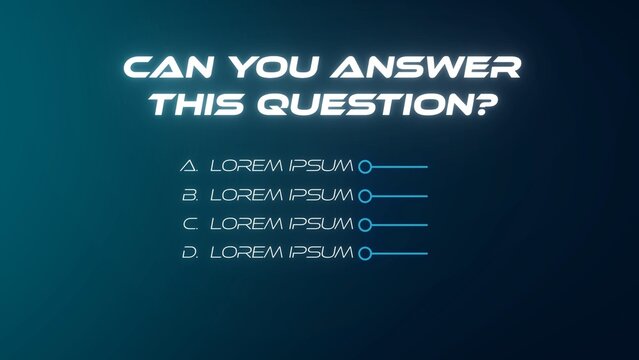 Quiz Questions & Answers Tv Game Show