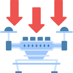 Drone Icon Vector Element