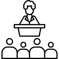 School Assembly Icon