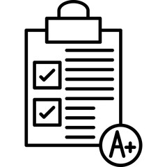 Report Card Icon