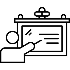 Interactive Whiteboard Icon
