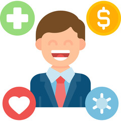 Employee Icon Vector Element