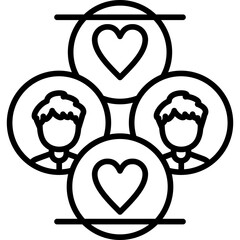 Customer Loyalty Icon Vector Element