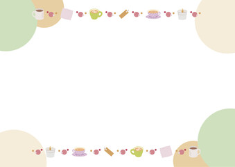 Relaxing Coffee and Bookmark Frame with Cushions