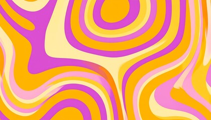 retro groovy background 60s-70s. Abstract colorful wavy background. vintage psychedelic background for posters and postcards. backgrounds, no people, photography, color image, copy space, abstract, 