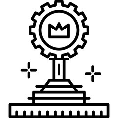 Medal Icon Vector Element