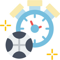 Stopwatch Icon Vector Element