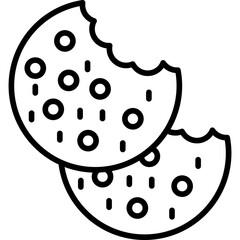 Cookie Icon Vector Element