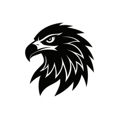 Obraz premium make an eagle head silhouette vector art illustrat.svg