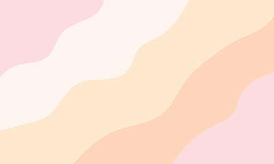 Soft Pastel Wavy Abstract Background with Gentle Earth Tones
