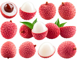 Juicy Lychees Fresh, Ripe, and Ready to Eat - A Collection of High-Quality Images