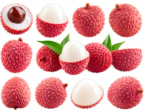Juicy Lychees Fresh, Ripe, and Ready to Eat - A Collection of High-Quality Images