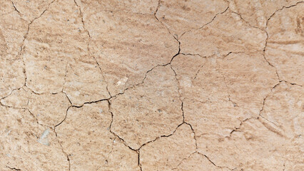 The ground has cracks in the top view for the background