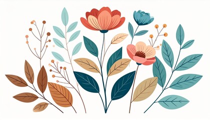
Minimalist illustrations of flowers, leaves, and plants are highly sought after for branding, packaging, and editorial design.  These artworks often feature clean lines and organic shapes that convey