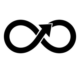 無限マークの矢印-1