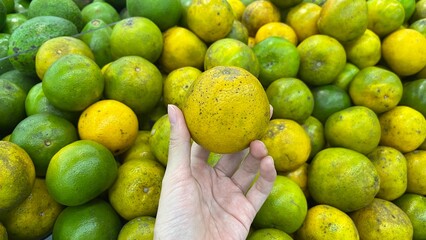 Close up oranges local asian 