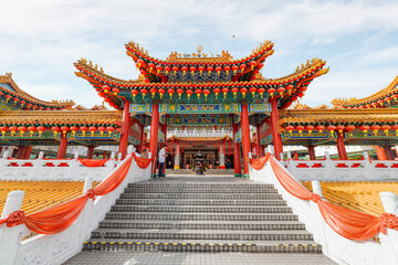 Awesome view of the Thean Hou Temple, Kuala Lumpur, Malaysia