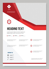 Vector business card template	