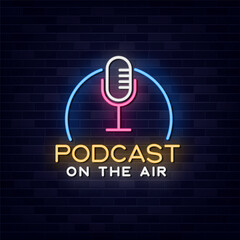 Podcast On Air Neon Sign