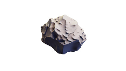 3D Model of a Unique and Textured Rock Formation