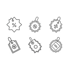 Discount Tag Vector Icon &ndash; Sale Price Label Illustration