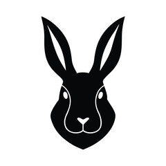 rabbit silhouette vector