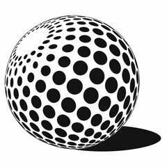 abstract sphere vector