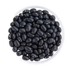 black beans isolated on transparent background png
