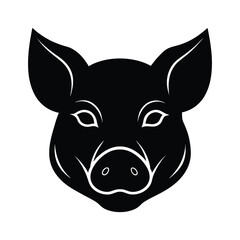 pig head vector