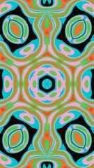 digital art in the form of a kaleidoscope