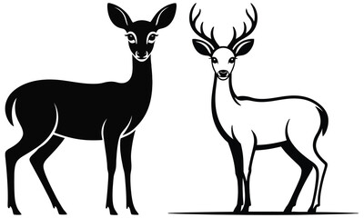 deer vector illustration