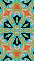 digital art in the form of a kaleidoscope